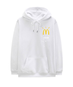 Cactus Jack McDonalds Crew White Hoodie