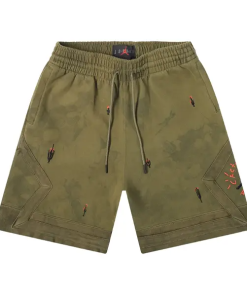 Travis Scott Air Jordan Washed Suede Shorts