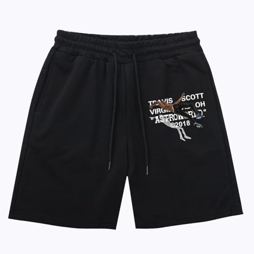 Travis Scott Shorts Black