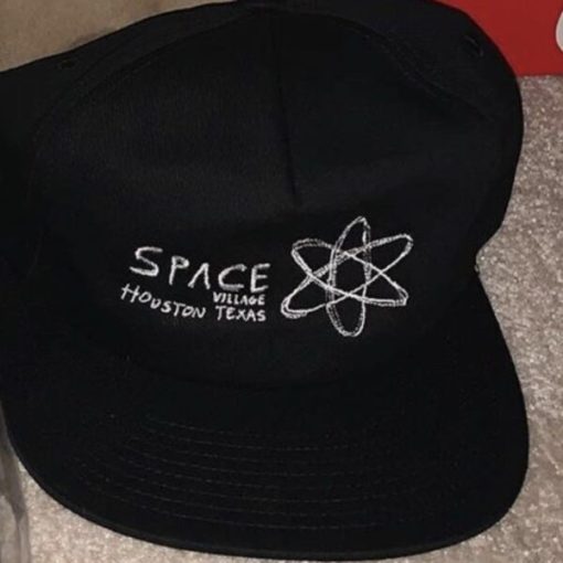 Black Travis Scotts Space Village Hat