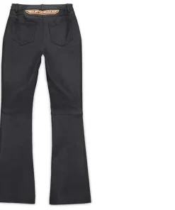 Black Cactus Jack Women's Leather Pants