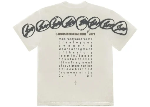 Cactus Jack Fragment Manifest T-shirt