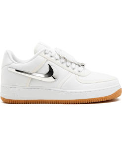 Travis Scott Air Force 1 Low White Sneakers