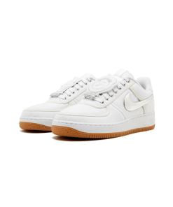 Travis Scott Air Force 1 Low White Sneakers