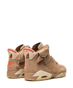 Travis Scott Air Jordan 6 Retro SP British Khaki Promo Sample Sneakers