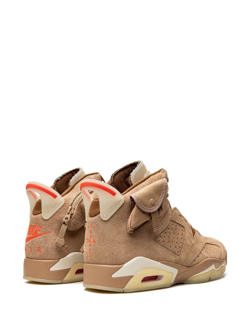 Travis Scott Air Jordan 6 Retro SP British Khaki Promo Sample Sneakers