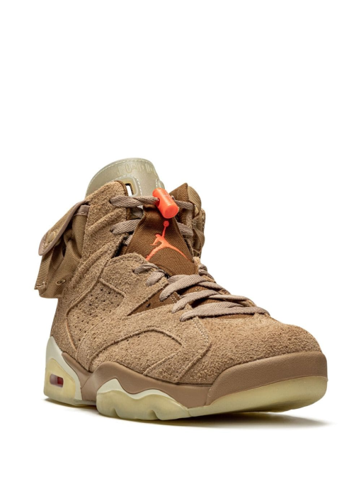 Travis Scott Air Jordan 6 Retro Sample British Khaki Sneakers