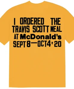 Travis Scott Burger Mouth T-shirt