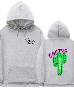 Travis Scott Cactus Jack Gray Hoodie