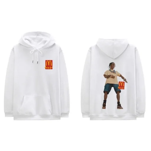 Travis Scott McDonalds White Hoodie