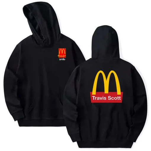 Travis Scott Mcdonalds Smile Hoodie