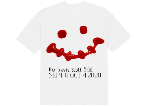 Travis Scott White Ketchup T-shirt