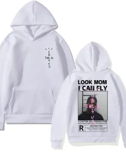 White Cactus Jack Look Mom Hoodie