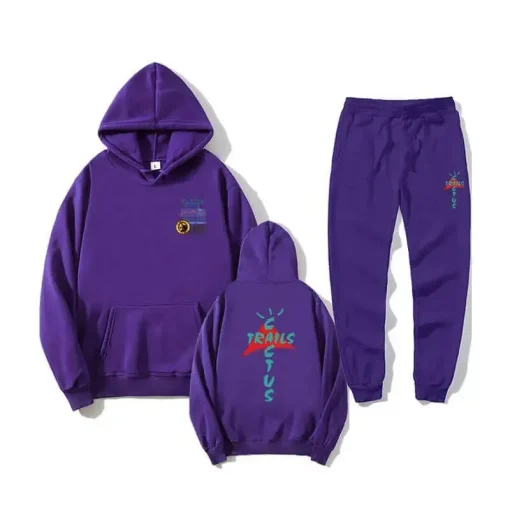 Cactus Jack Mcdonalds Purple Tracksuit